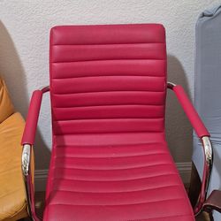 Red Rolling Chair