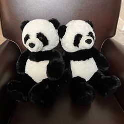 Aurora 2 Panda Bears 14’’ - $15 Each