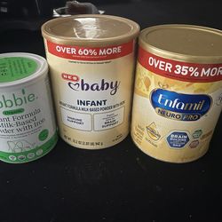 Formula / diapers or wipes