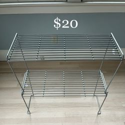 Container Store Flat Wire Stackable Shelves 