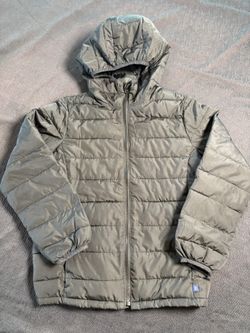 Gap Kids Hooded Puffer Coat Black Size L