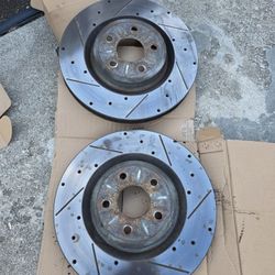 POWERSTOP USED ROTORS AND BRAKE PADS FOR 2014 JEEP GRAND CHEROKEE SRT 