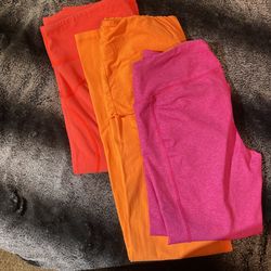 2 Pair Organic Cotton Yoga Pants + 1 Not Size M