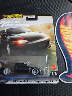 Hot Wheels Premium Fast & Furious 1993 Honda Civic Coupe EX EJ1
