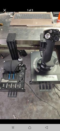 Thrustmaster X56 HOTAS with Desk Clamp Mounts