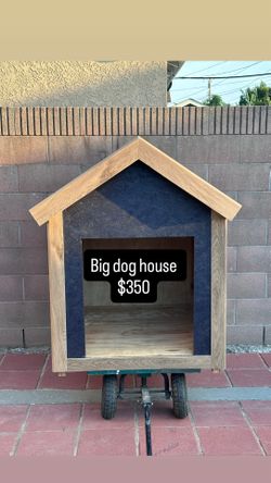 Dog House Hand Made Casa Para Perros Grande Large Dog  Size  Grande