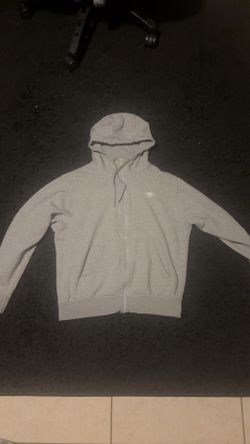 grey nike zip up