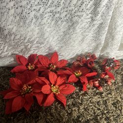 Bag Of Bows And Poinsettias 