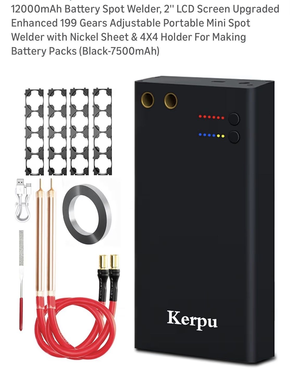 13000mAh Portable Spot Welder, New