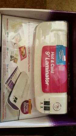 Laminator Hot and Cold.