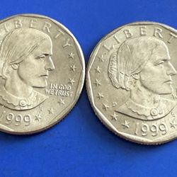2- Of The 1999 D Susan B Anthony 