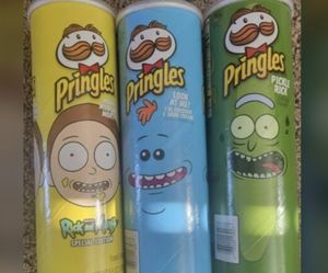 Rick And Morty Pringles Limited Edition Full Set