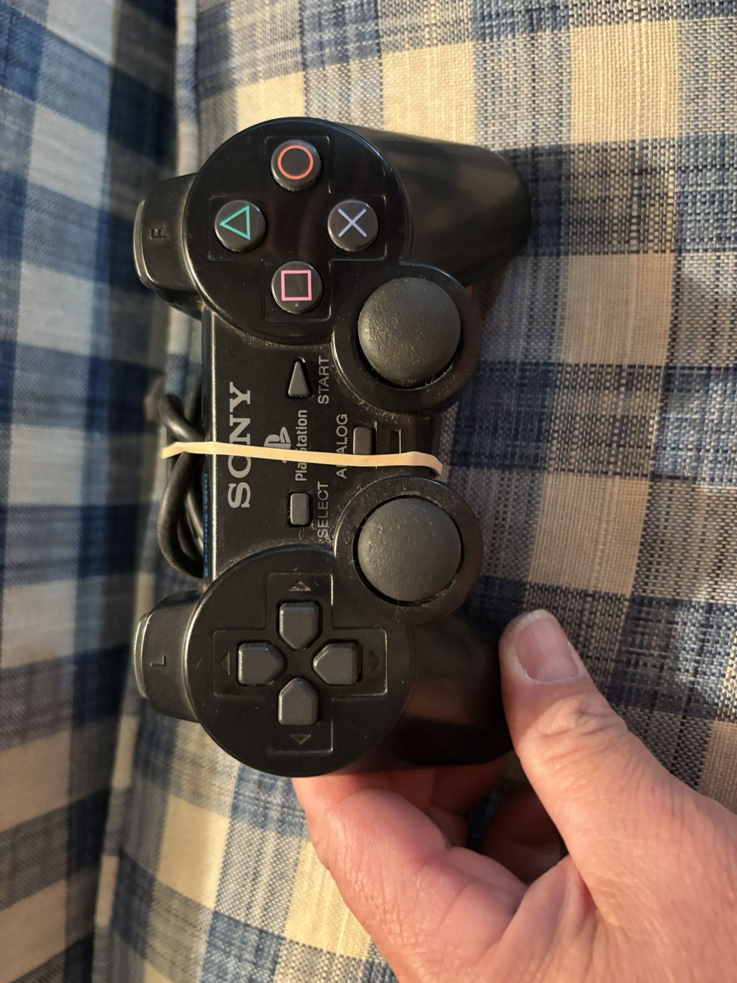 Authentic Sony PlayStation DualShock Controller in Black