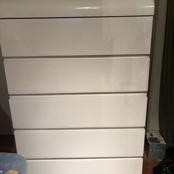 White dresser