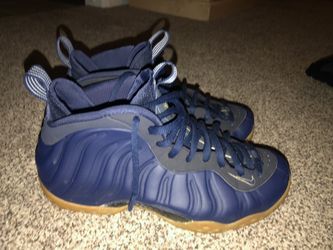 Nike Foamposites Midnight Navy Size 8.5