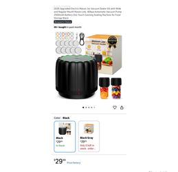 Brand new 2026 Upgraded Electric Mason Jar Vacuum Sealer Kit
