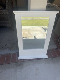 Wooden mirror
