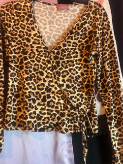 Cheetah print top
