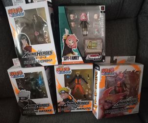 Lot of 8 Random Anime Figures
