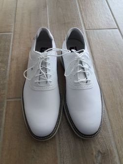 BRAND NEW FootJoy Traditions Men's Golf Shoes White Size 13 REG PRICE $119