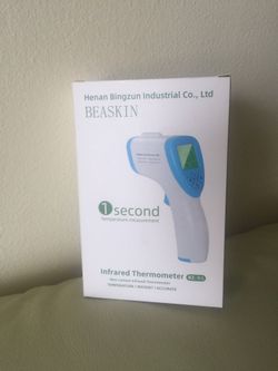 Infrared Digital Thermometer for Adults Forehead,BEASKIN Touchless Thermometer for Adults and Kids with LCD Display, Fever Alarm and Memory Recall