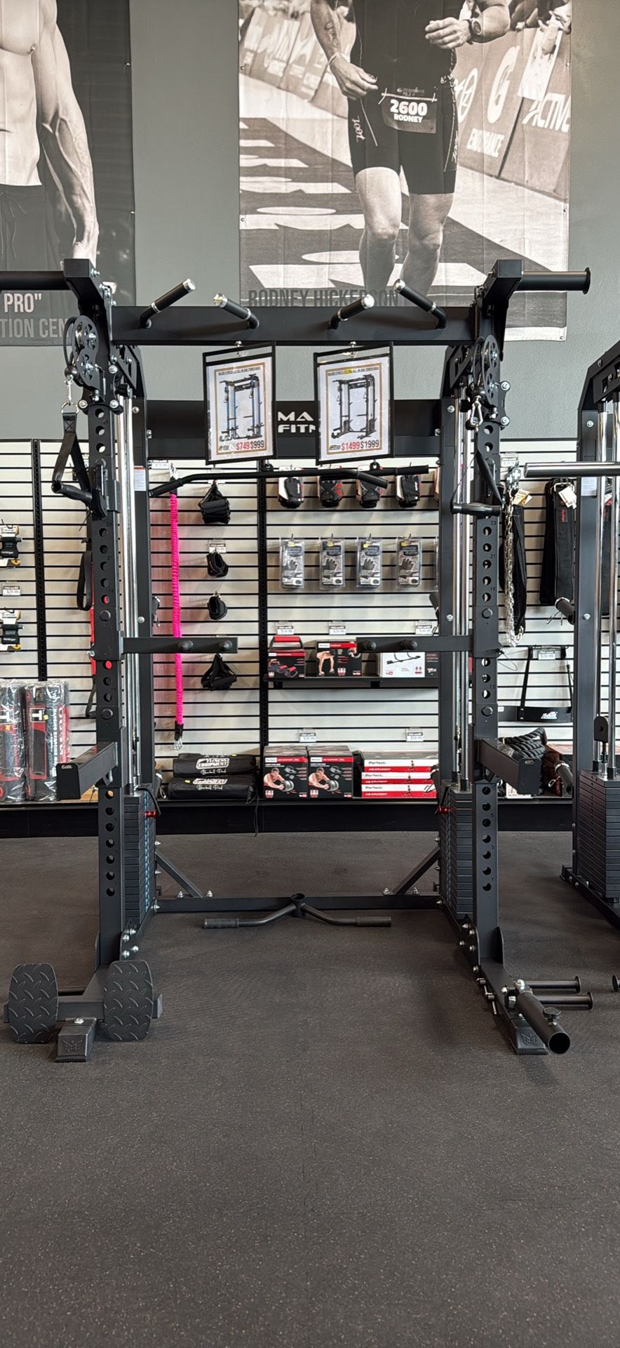 MAJOR FITNESS F22 PRO - Squat Rack Power Cage Functional Trainer with Smith Machine Option 