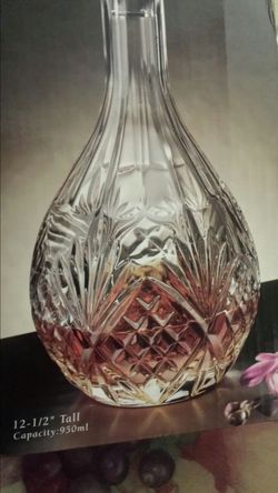 Dublin crystal wine decanter