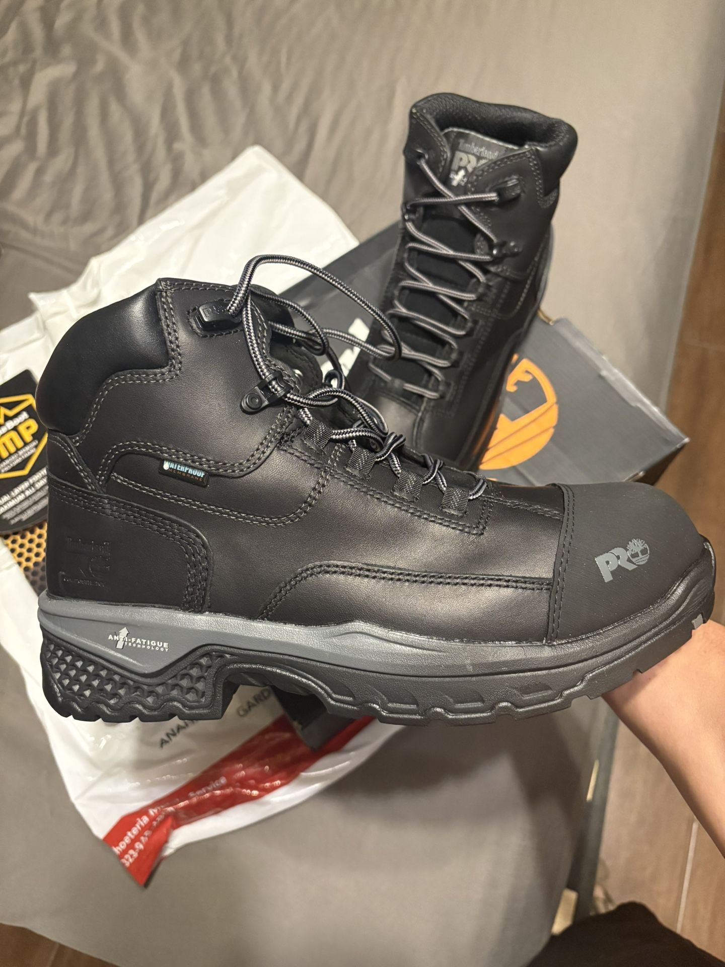 Timberland Pro Size 10 Safety Toe/ WaterprooF Boots