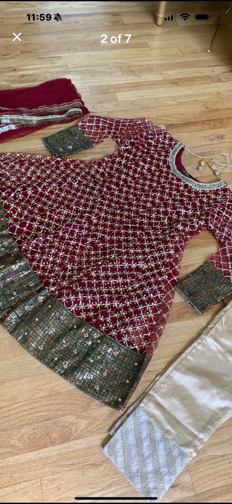 Pakistani Suit Dress Kameez Shalwar Dupatta