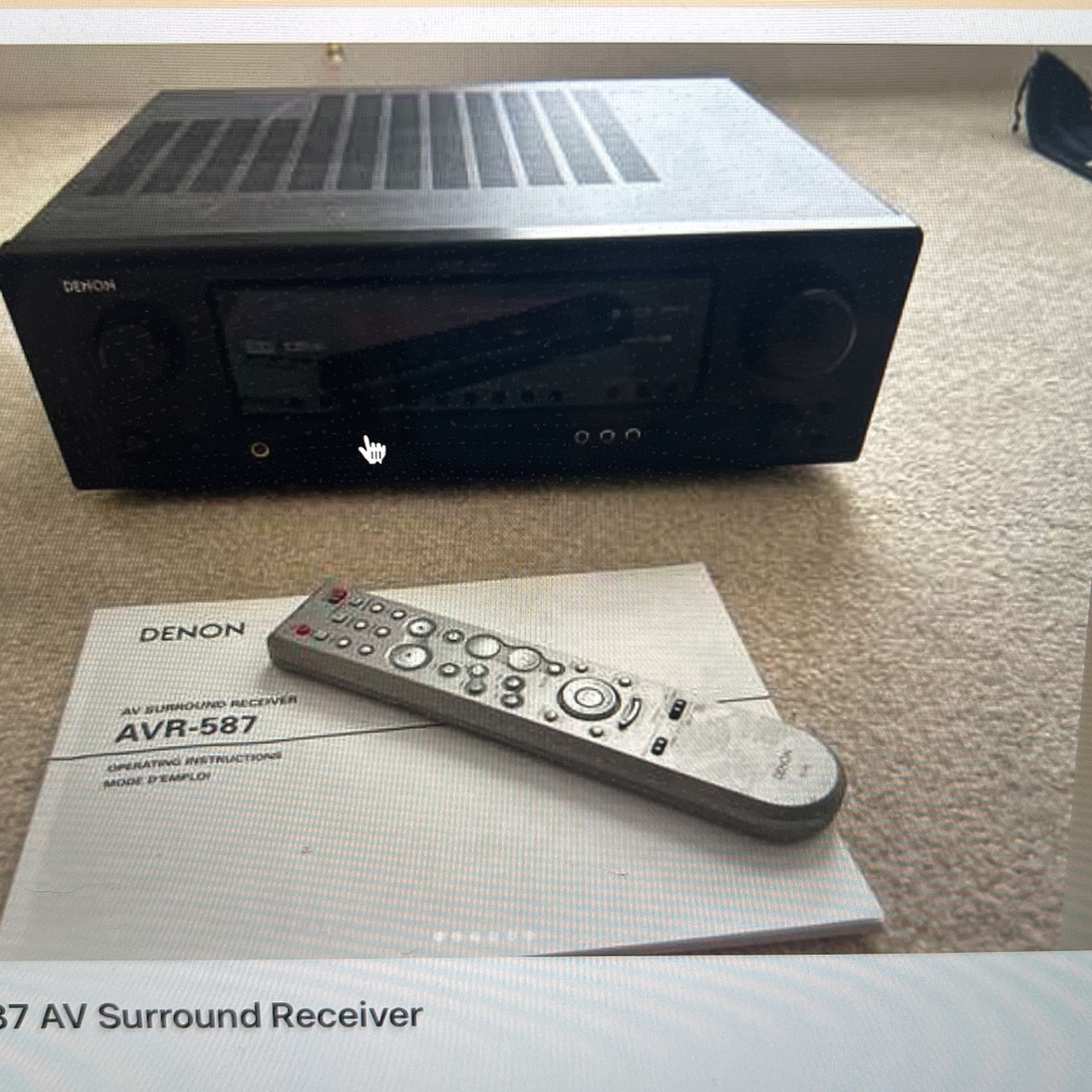 DENON AVR-587 AV Surround Receiver
