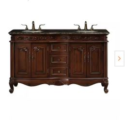 Double sink vanity
