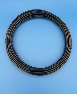 5 Count, YaeMarine 5mm X 50ft Bicycle/Bike Lined Brake Cable Housing, Black