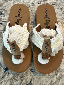 Gypsy Jazz Daisy Flip Flop Sandals