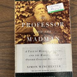 Simon Winchester’s The Professor and the Madman Audio Books