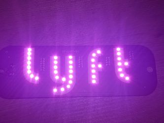 Led Lyft car sign