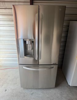 LG Stainless Steel Refrigerator And Freezer