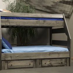 Twin Over Full Bunk Bed With Trundle