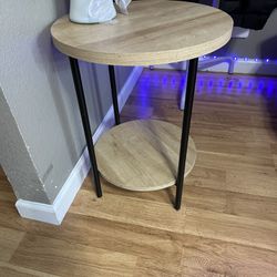 Oak Side Table & Coffee Table 