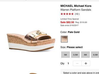Michael kors sandals