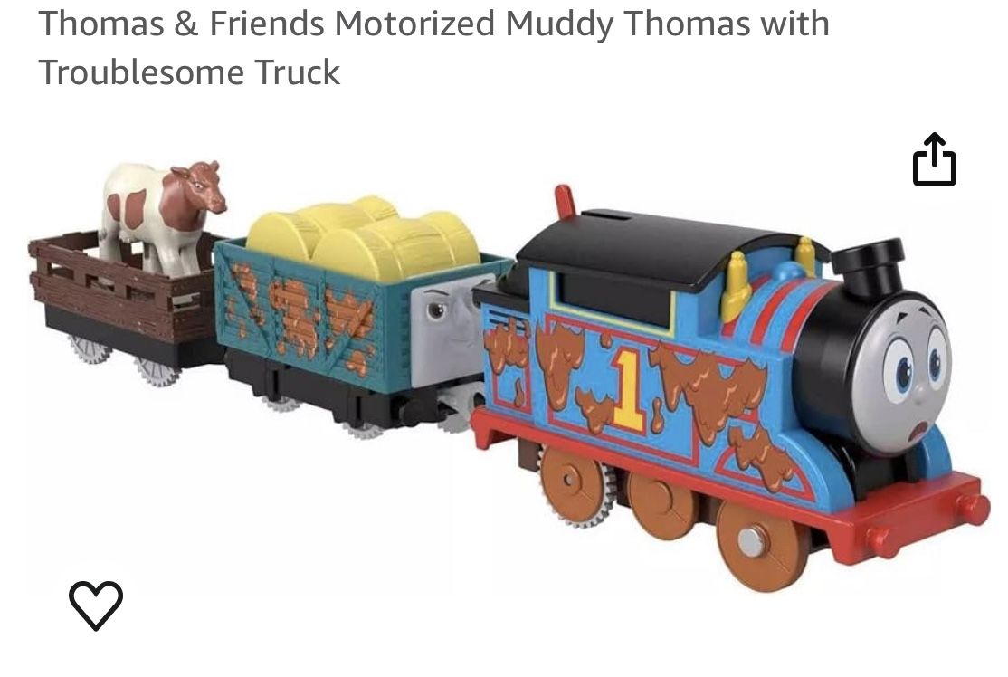 Thomas & Friends Motorized Muddy Thomas with Troublesome Truck