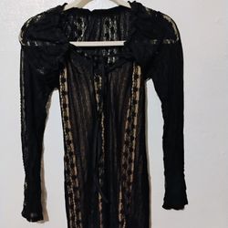 Mini Cocktail Dress With Cardigan