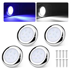 RVZONE 3” RGBW Boat Courtesy Lights 4 Pack