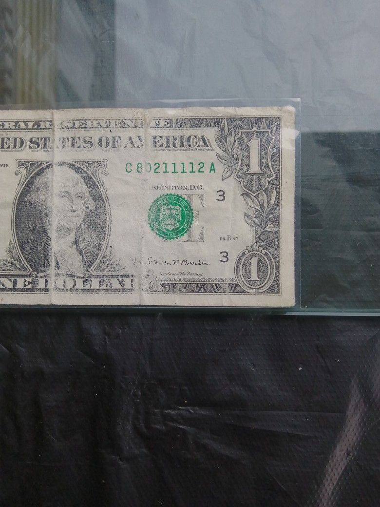 $1 Federal Reserve Note 80,211,112