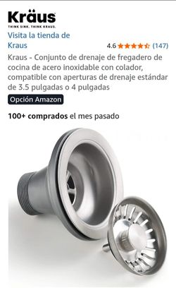 Colador de lavadero de cosina acero inoxidable