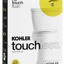KOHLER K-1954-0 Touchless Toilet Flush Kit, New In Box!