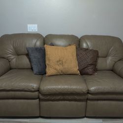 Lazy boy all Leather Reclining Sofa