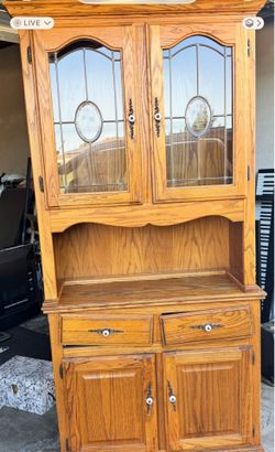 Cabinet, top and bottom