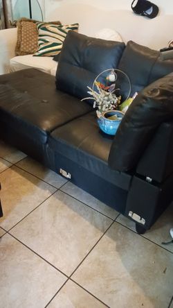 Black couch