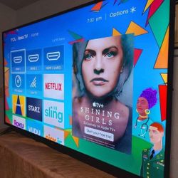 🍀🍀SMART  TV   TCL    55"  4K  ROKU   LED  HDR   DOLBY   VISION   FULL  UHD  2160p🍀🍀 ( NEGOTIABLE )🍀🍀 FREE  DELIVERY🍀🍀