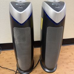 GERMGUARDIAN AC4825 HEPA PURE™ 22" TOWER AIR PURIFIER (3-SPEED 3-STAGE UV-C FILTRATION, BLACK)